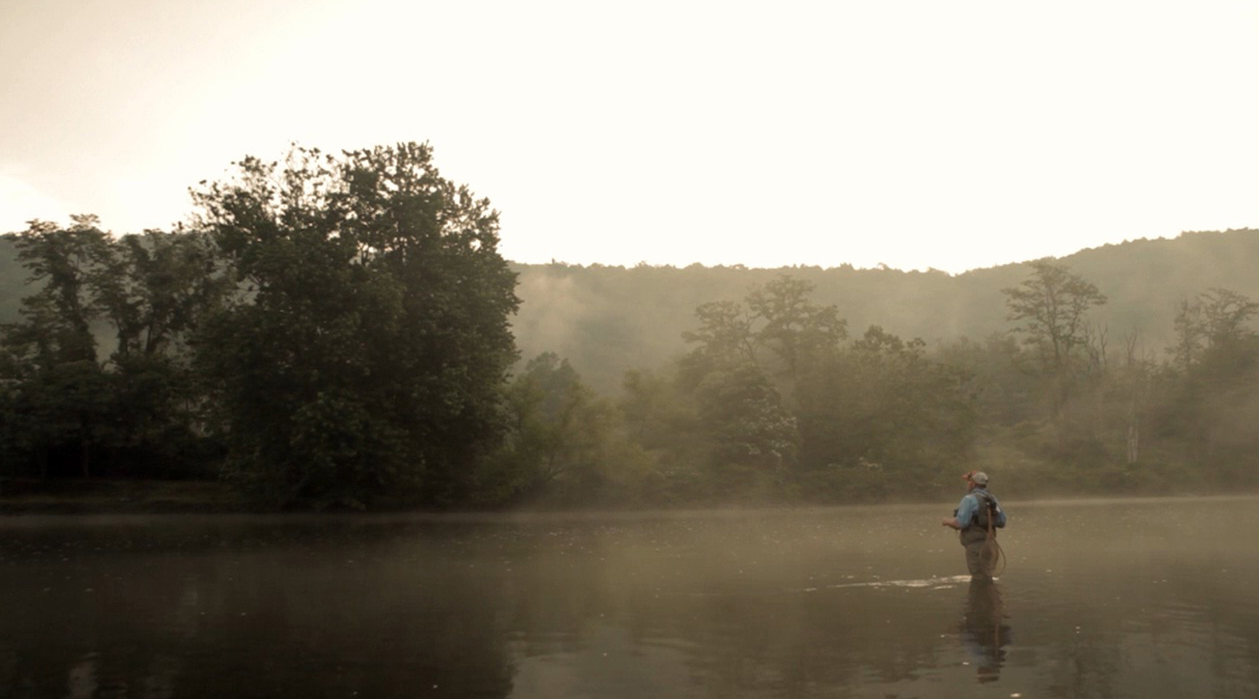 Fly Fishing at Nemacolin - foggy stream