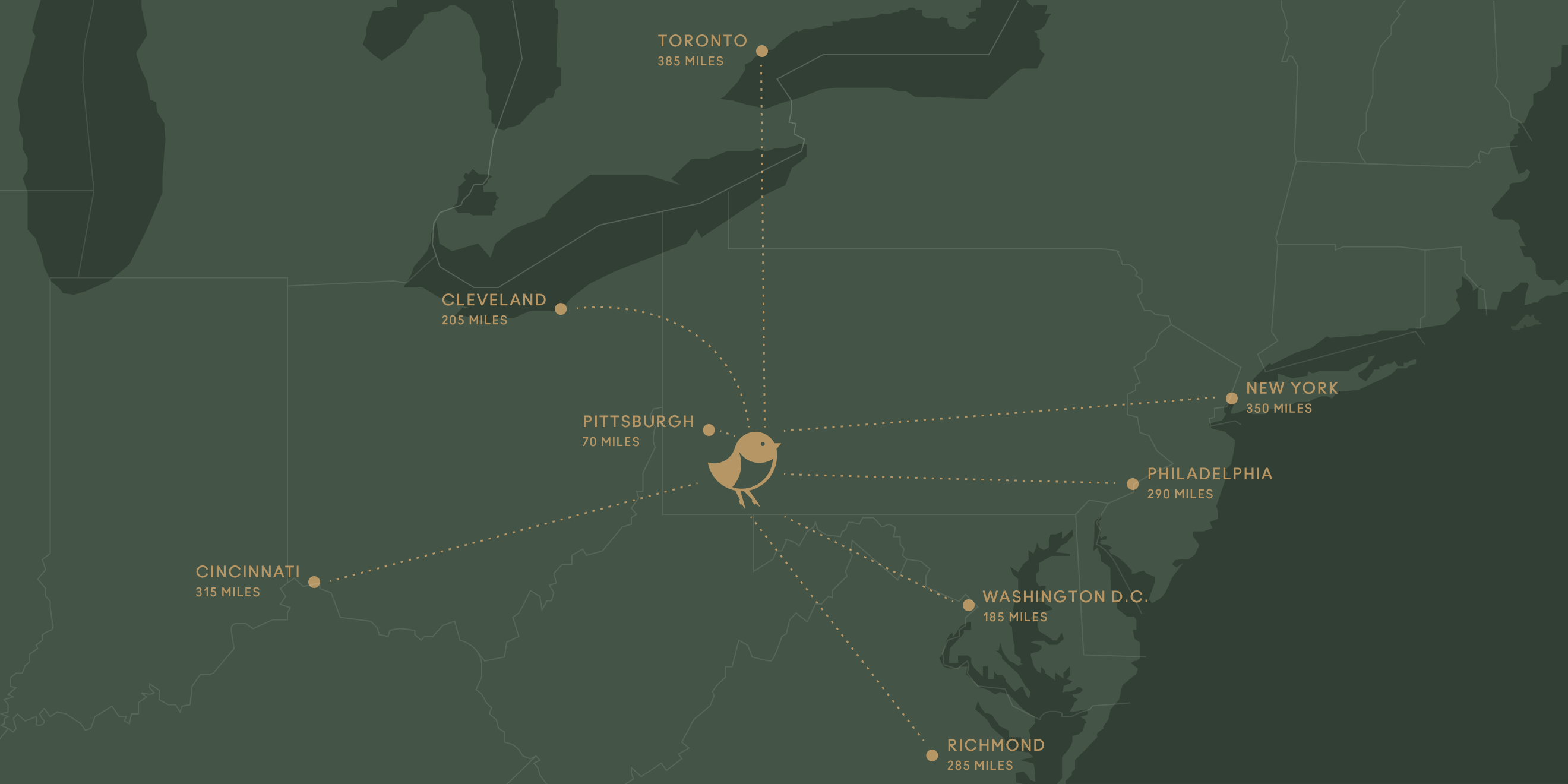 Static Map Getting To Nemacolin