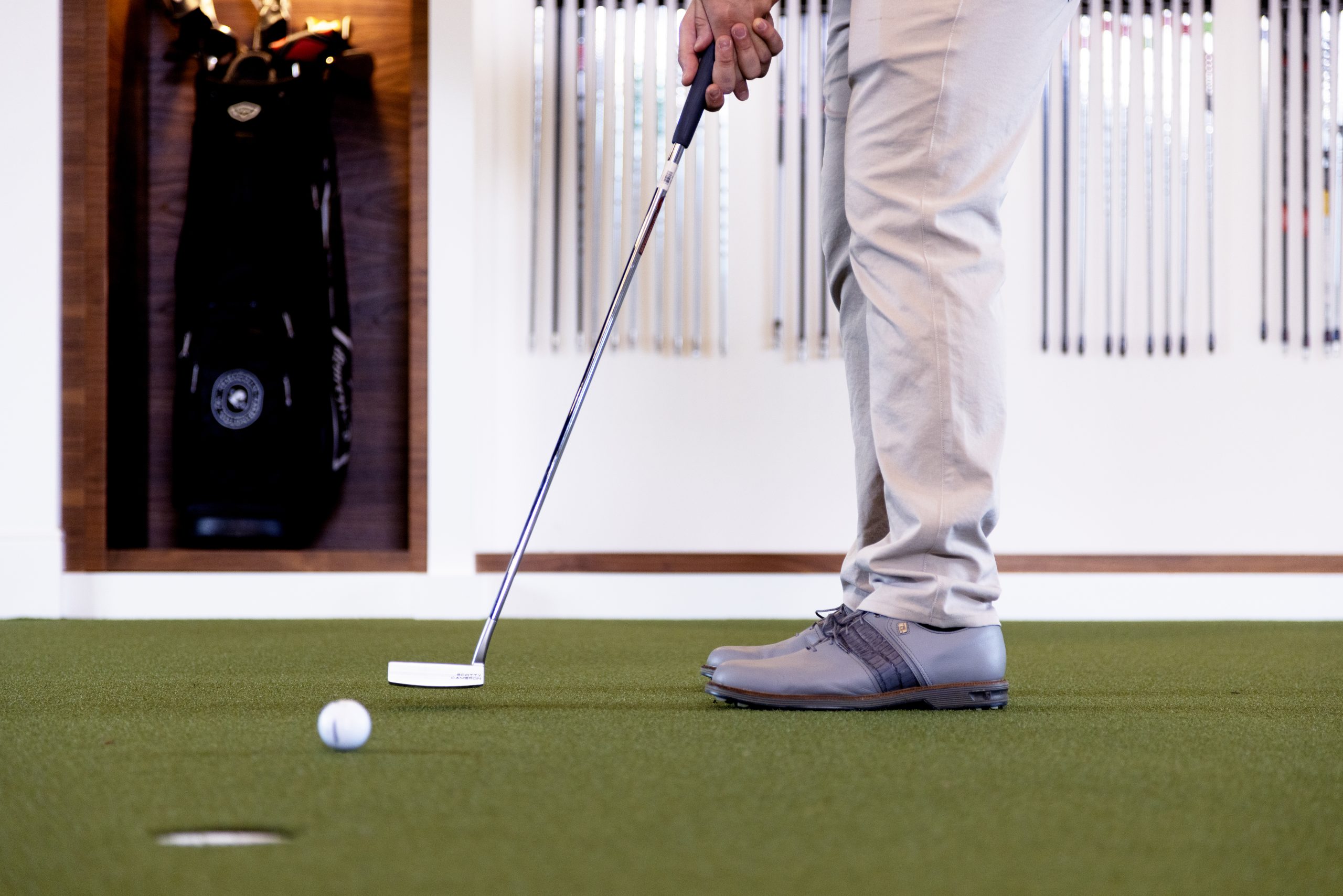 Putting at The Nemacolin Golf Academy