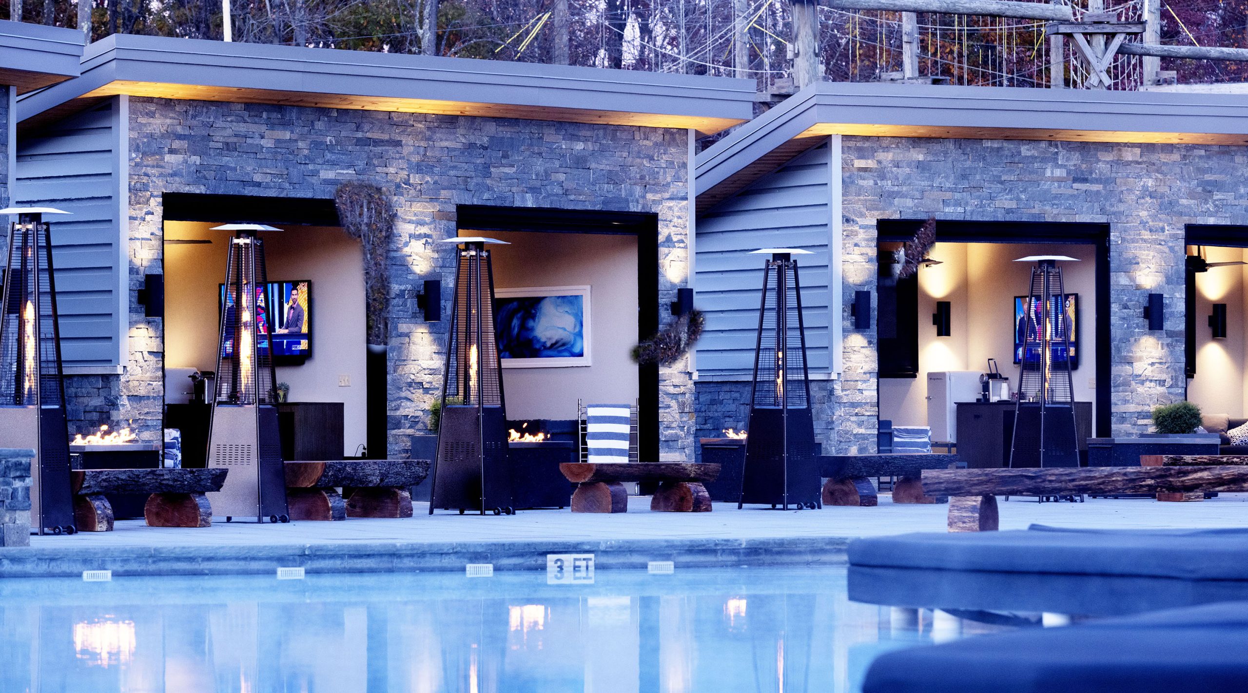 Cabanas at The Peak at Nemacolin