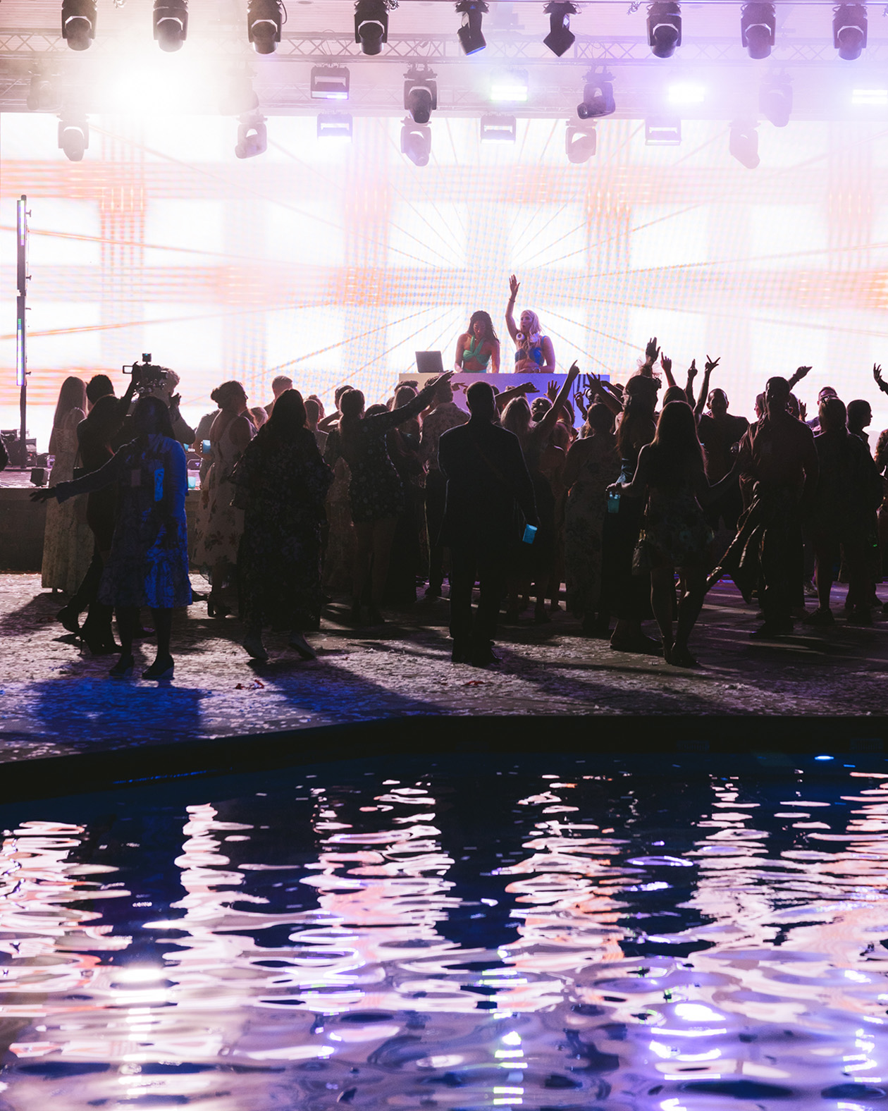 people watching a concert